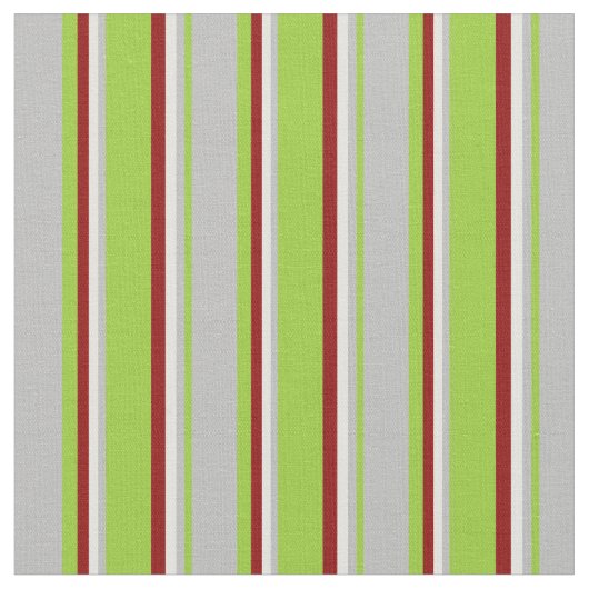 Tissu Gris, vert clair, jaune et rouge foncé (Fermer)
