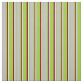 Tissu Gris, vert clair, jaune et rouge foncé (Échantillon)