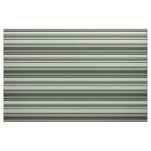 Tissu Gris, vert, rayures blanches. (Yard)