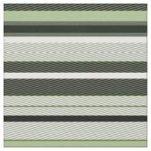 Tissu Gris, vert, rayures blanches. (Fermer)