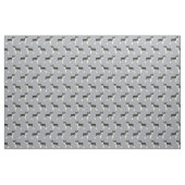 Tissu grise de chien schnauzer (Fat Quarter)