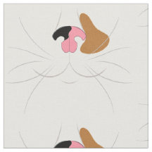 Gros Impression Calico Cat Fabric de nouveauté