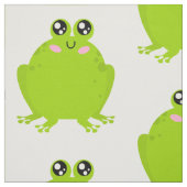 Tissu Grosse grenouille mignonne (Échantillon)