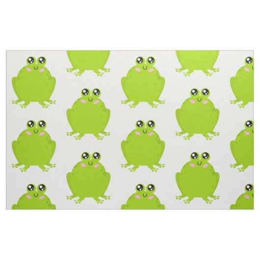Tissu Grosse grenouille mignonne (Fat Quarter)