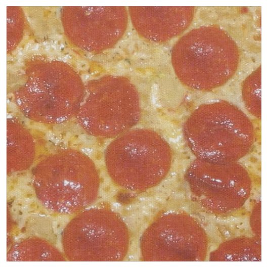 Tissu grosse pizza pepperoni (Fermer)