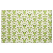 Tissu Grosses grenouilles animaux verts mignons modèle p (Fat Quarter)