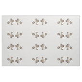 Tissu Groupes de Puffy Heart sur Grey (Fat Quarter)