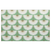 Tissu grues art déco vert prairie (Fat Quarter)