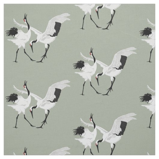 Tissu Grues dansantes (Échantillon)