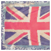 Tissu Grunge de DRAPEAU d'UNION JACK + votre idée (Échantillon)