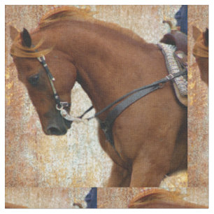 Tissu Grunge Western Horse