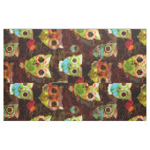Tissu Grungy Owls seamless pattern II + your idea (Fat Quarter)