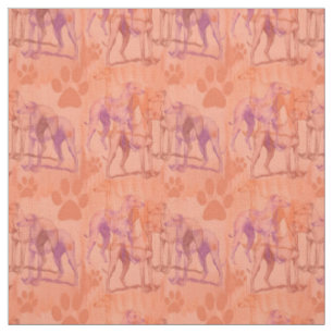 Tissu Gryhounds dans le brouillard