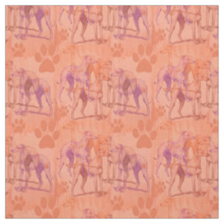 Tissu Gryhounds dans le brouillard