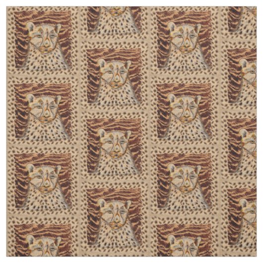Tissu Guépard rapide (Échantillon)