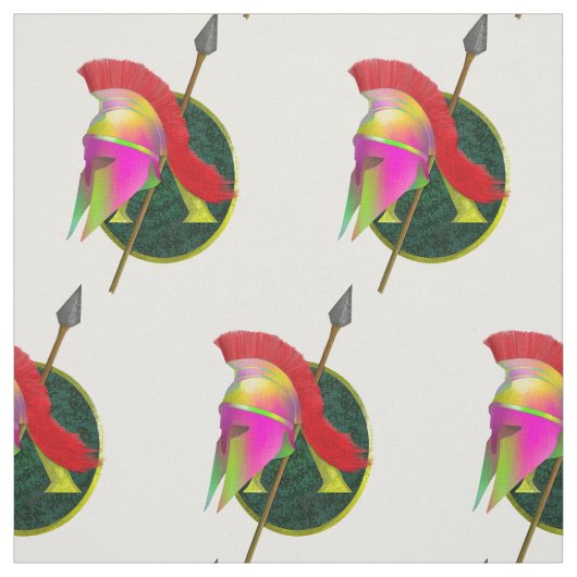 Tissu Guerrier Spartiate Ou Grec (Échantillon)