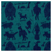 Tissu Guide d'identification des cryptes de dessin animé (Fermer)