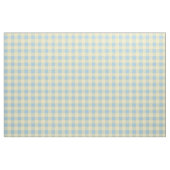 Tissu Guingan de bleus layette et de jaune (Fat Quarter)