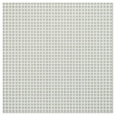 Tissu Guingan gris et blanc Checkered (Échantillon)