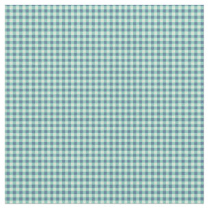 Tissu Guingan vert turquoise lumineux