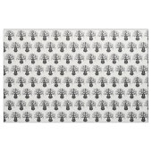 Tissu Guitare arbre de vie et notes musicales (Yard)