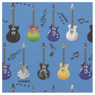 Tissu Guitares électriques