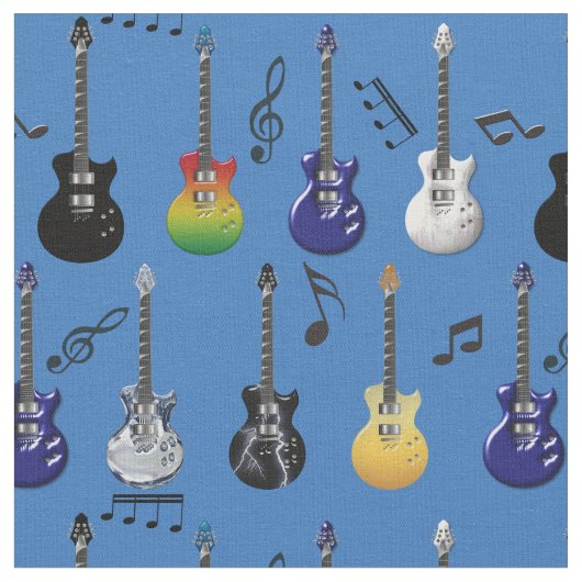 Tissu Guitares électriques (Fermer)