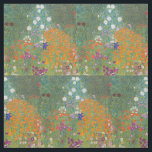Tissu Gustav Klimt Fleur Jardin Cottage Nature<br><div class="desc">Un beau tableau de jardin - c'est un tableau classique de Gustav Klimt,  appelé Cottage Garden,  ou Bauergarten,  1907,  qui est un gros plan d'un jardin fleuri,  un tableau floral coloré.</div>