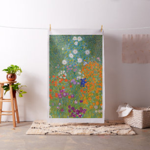 Tissu Gustav Klimt - Jardin de fleurs