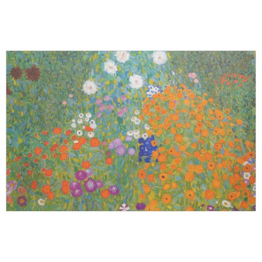Tissu Gustav Klimt - Jardin des fleurs (Yard)