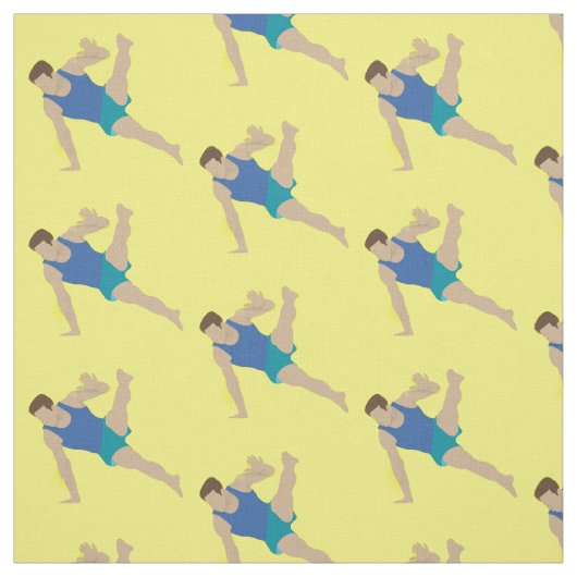 Tissu Gymnaste masculin (Échantillon)