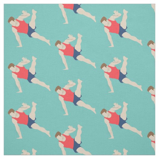 Tissu Gymnaste masculin (Échantillon)