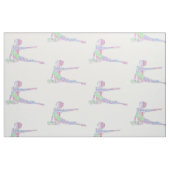 Tissu Gymnastique Word Art Version 2 Fabric (Fat Quarter)