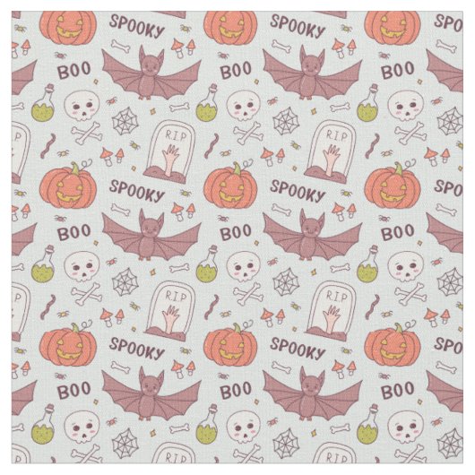 Tissu Halloween (Fermer)