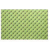 Tissu Halloween Black sorcière Silhouette Motif Vert (Fat Quarter)