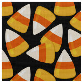 Tissu Halloween Candy Corn Noir (Fermer)