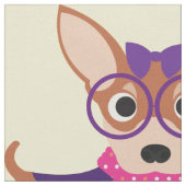 Tissu Halloween Chihuahua (Fermer)