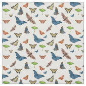Tissu halloween creepy moth print (Échantillon)
