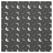 Tissu halloween goth black bats (Échantillon)
