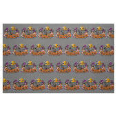 Tissu Halloween Grey Gray Gnome (Fat Quarter)
