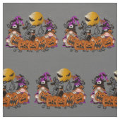 Tissu Halloween Grey Gray Gnome (Échantillon)