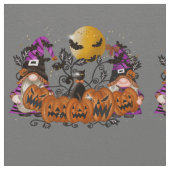 Tissu Halloween Grey Gray Gnome (Détail)