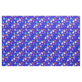 Tissu halloween groovy disco champignons effrayants (Fat Quarter)