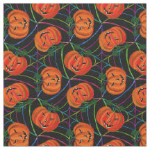 Halloween Jack o'lantern Cobwebs Motifs Citrouille