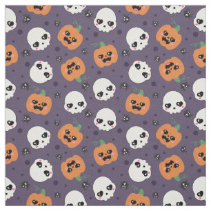 Tissu Halloween Kawaii Motif