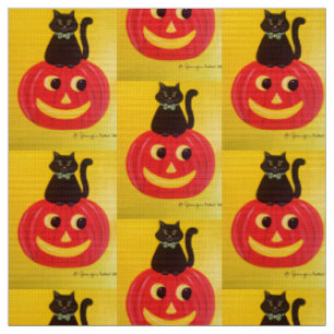 Tissu Halloween Kitty Kitty