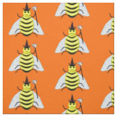 Tissu Halloween Magic Bee Witch Orange (Échantillon)