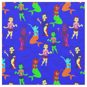 Tissu halloween monster mermaid vampire zombie filles