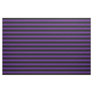 Tissu Halloween Purple Black Stripes Motif Moderne Chic