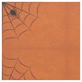 Tissu Halloween Spider Web Combed Cotton Fabric (Fermer)